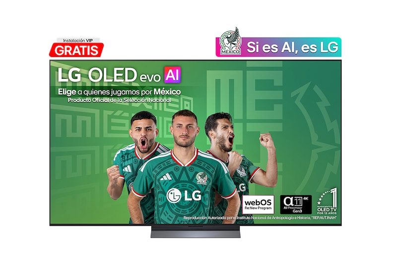 LG Pantalla 77 pulgadas LG OLED evo AI C6 4K SMART TV webOS 2026, OLED77C6PSA